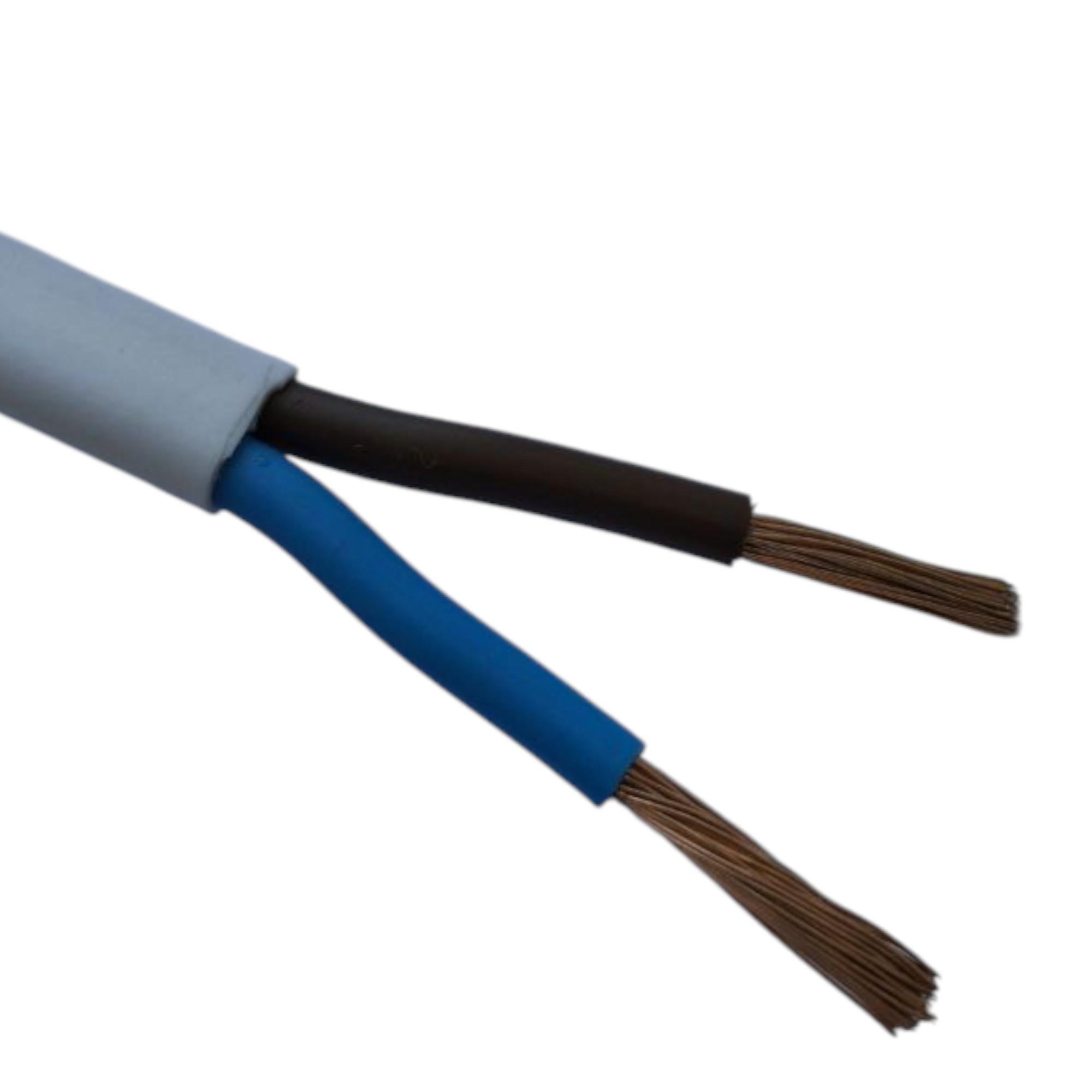 Кабель электрический ШВВП плоский для внутренних работ 70 м 2х1,5 мм Белый Кабель электрический ШВВП плоский для внутренних работ 70 м 2х1,5 мм Белый