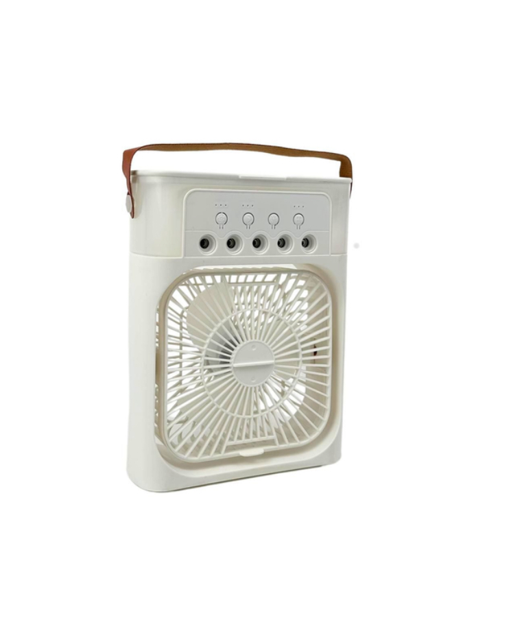 Вентилятор настольный мини Crownberg CB-410 LED Белый (30151440)