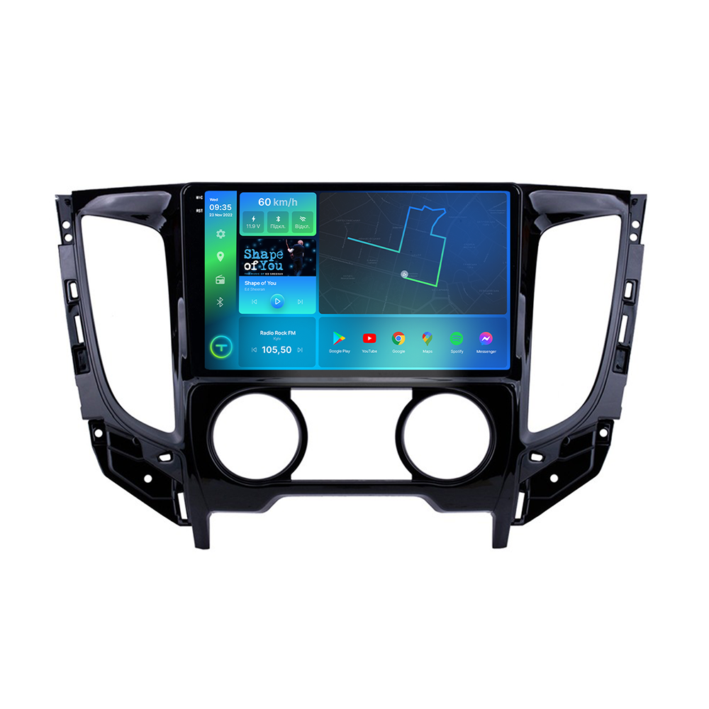 Автомагнітола штатна Torssen 2K F9432 для Mitsubishi L200 conditioner 2015-2019 р. 4G/Carplay/DSP 4/32 GB 9" (202303343)