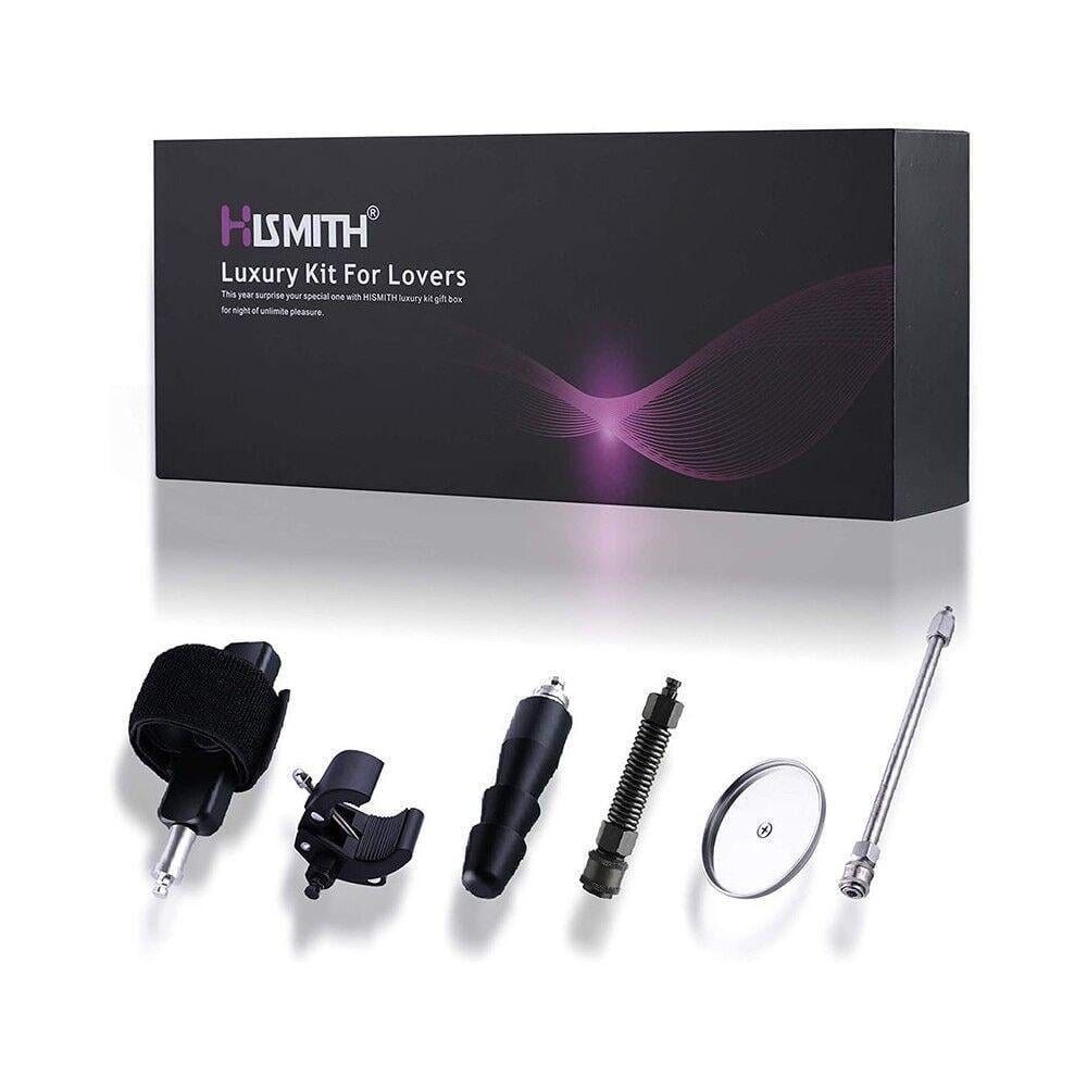 Набор адаптеров для секс-машин Hismith Luxury Kit KlicLok System Set (SO6200)