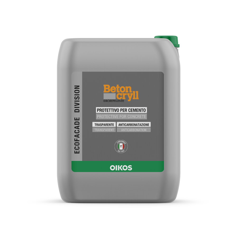 Защитное водоотталкивающее покрытие Oikos BETONCRYLL IDROREPELLENTE 10 л (2493479363)