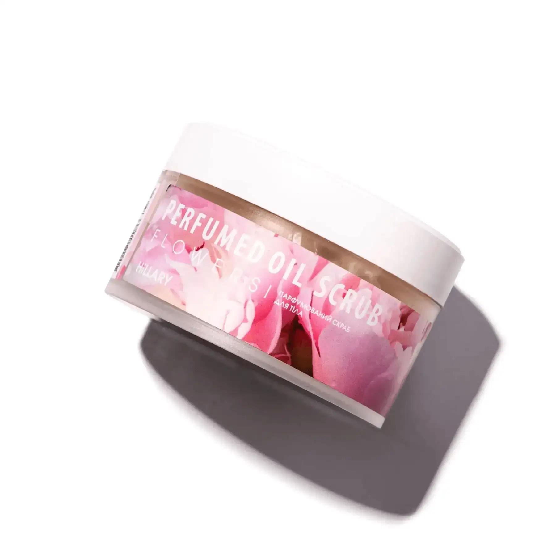 Скраб для тіла парфумований Flowers Hillary Perfumed Oil Scrub Flowers 200 мл (349_1071)