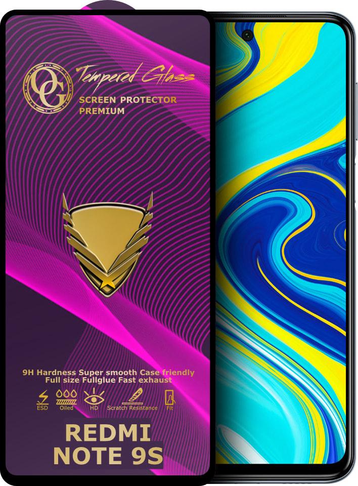Стекло защитное GoldenArmor Xiaomi Redmi Note 9S Full Glue (32407)