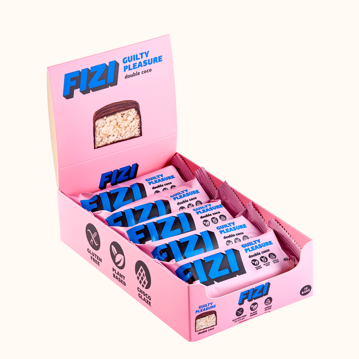 Батончик Fizi Двойной кокос 45 г 10 шт. (2512263988)