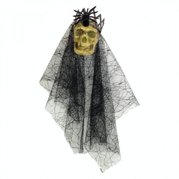 Череп королевы Seta подвесной (17-844BLK)