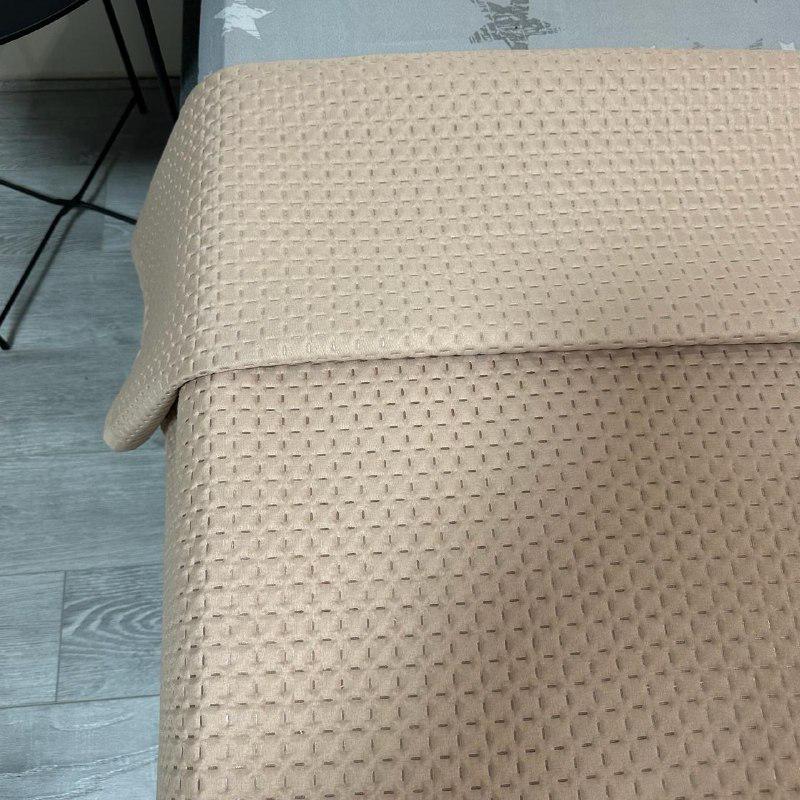 Покрывало на кровать евро 200x230 см Карамельный (28796083) - фото 3 Покрывало на кровать евро 200x230 см Карамельный (28796083) - фото 3