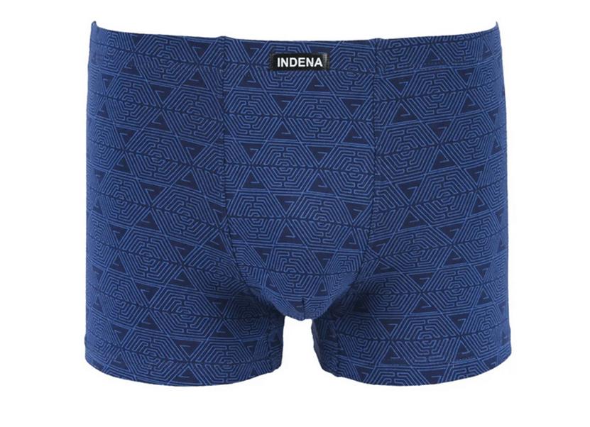 Мужские боксеры стрейчевые INDENA 2XL р. 48-50 2 шт. Темно-синий (81019)