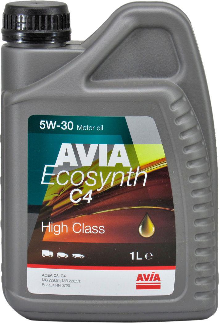 Моторное масло Avia Ecosynth C4 бензин/дизель 5W-30 1 л (1400386)