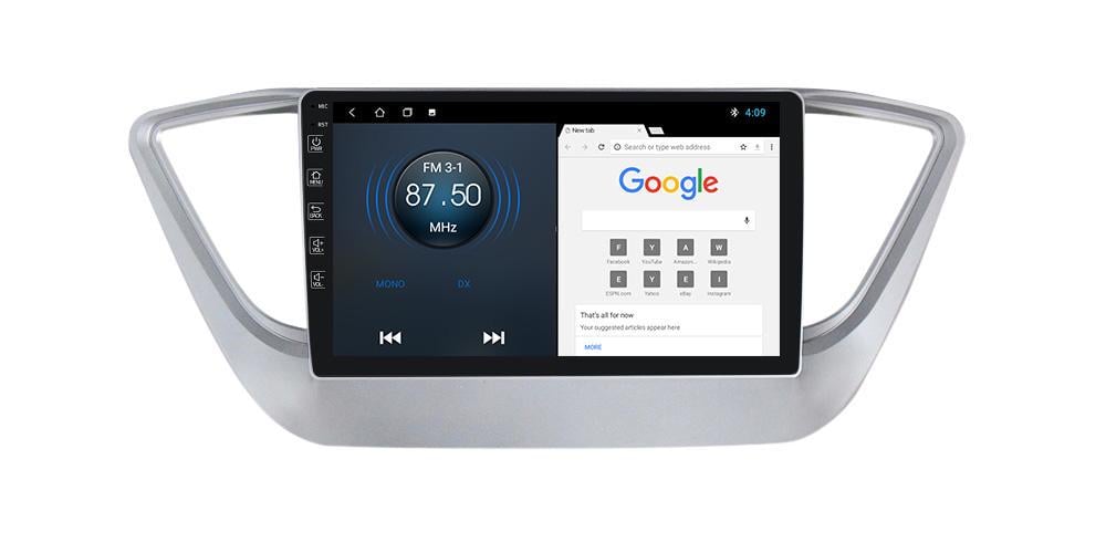 Автомагнітола штатна Phantom DVA-9033 Hyundai Accent 2017- 9" (PH-823)