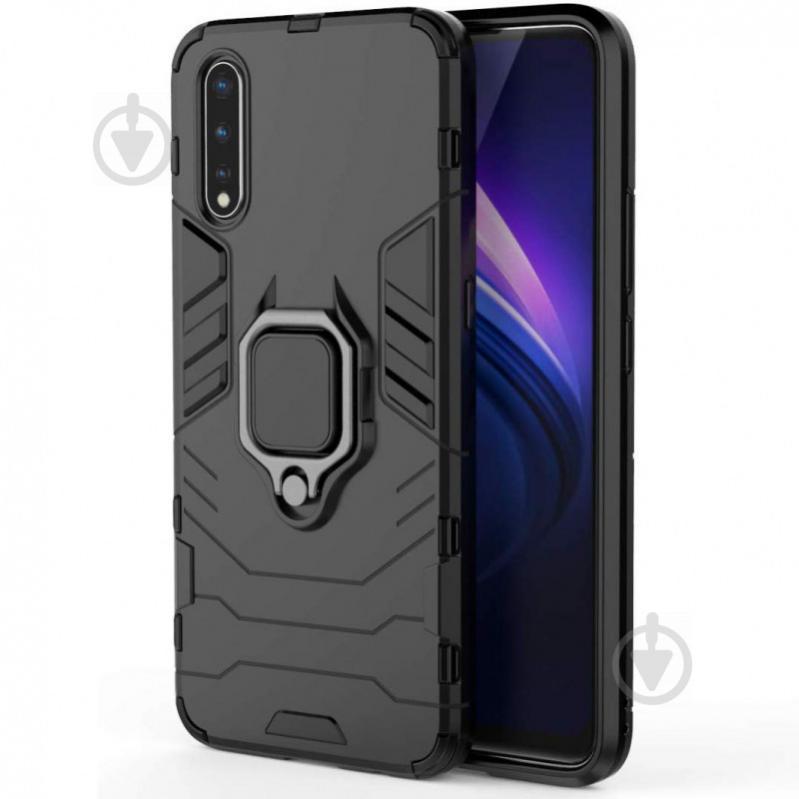 Ударопрочный чехол Epik Transformer Ring под магнитный держатель для Huawei P Smart Pro /Honor 9X Черный (768166) Ударопрочный чехол Epik Transformer Ring под магнитный держатель для Huawei P Smart Pro /Honor 9X Черный (768166)