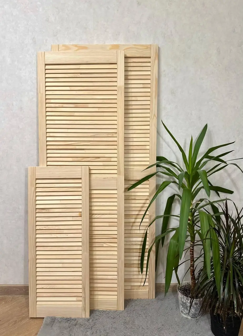 Дверцы жалюзийные деревянные 1221х544 мм (31174571)