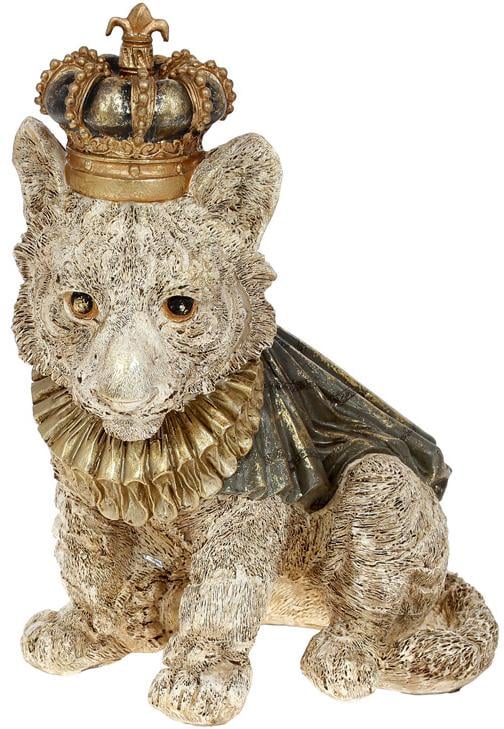 Фигурка декоративная Белый Тигр 29,5 см полистоун (BD-419-274)