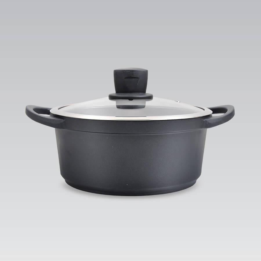 Кастрюля с мраморным покрытием для всех видов плит 2,7 л (MR-4320)