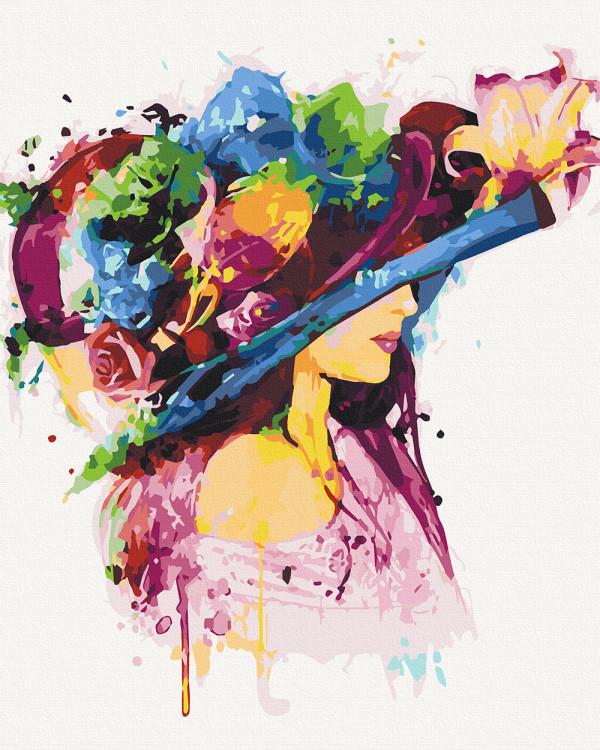 Картина по номерам ART CRAFT Яркая девушка в шляпе 40х50 см Картина по номерам ART CRAFT Яркая девушка в шляпе 40х50 см