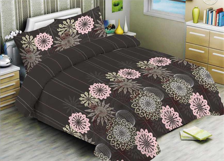 Комплект постільної білизни Family Фіолет 4225 євро бязь голд 9981767 (DR012582)