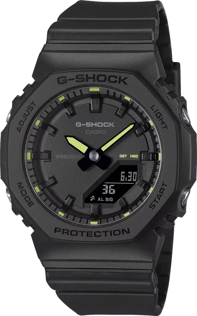 Наручные часы женские Casio G-Shock GMA-P2100SA-1A2ER ударопрочные с водозащитой 200 м и черным циферблатом