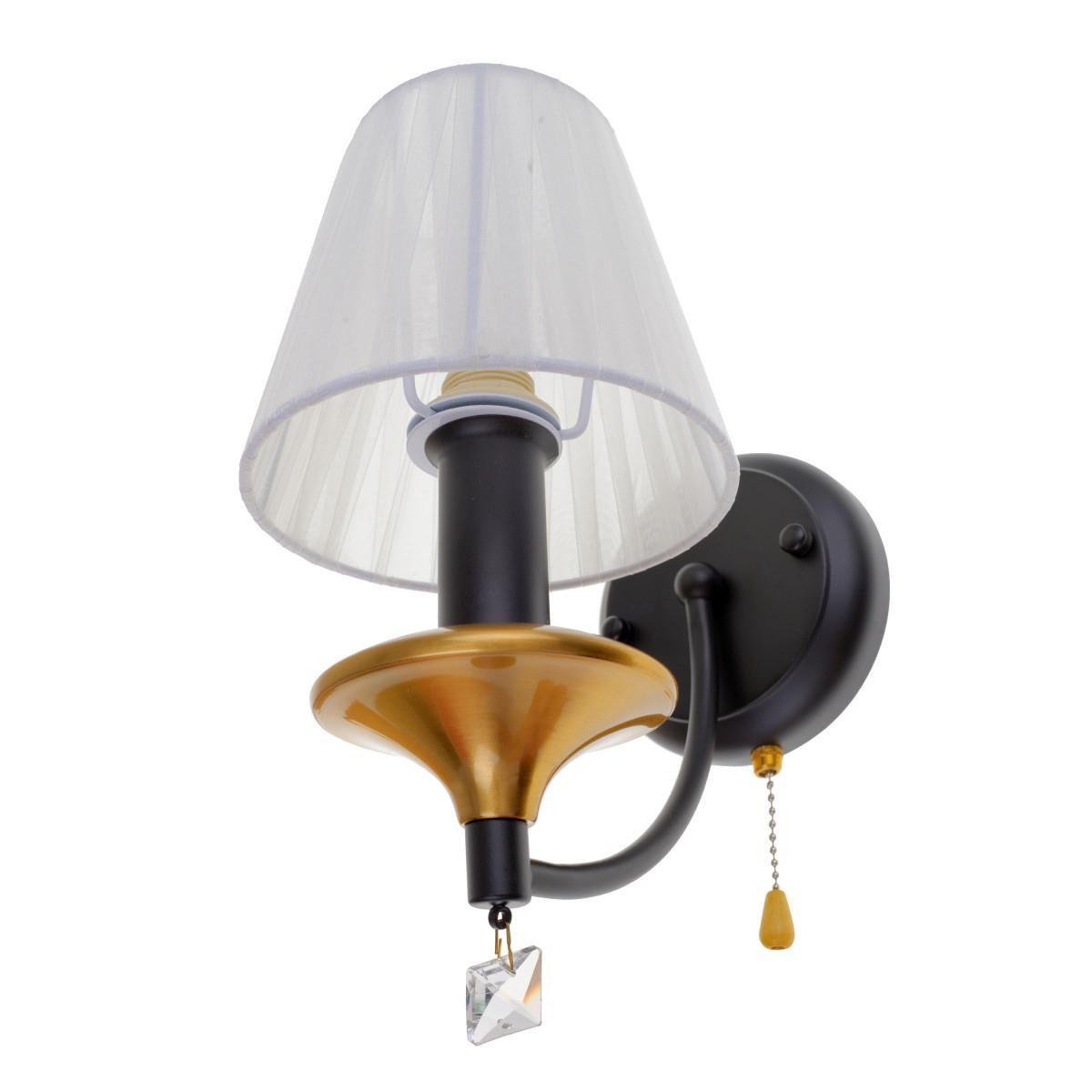 Бра Brille BKL-722W/1 E14 BK+ANB Чорний