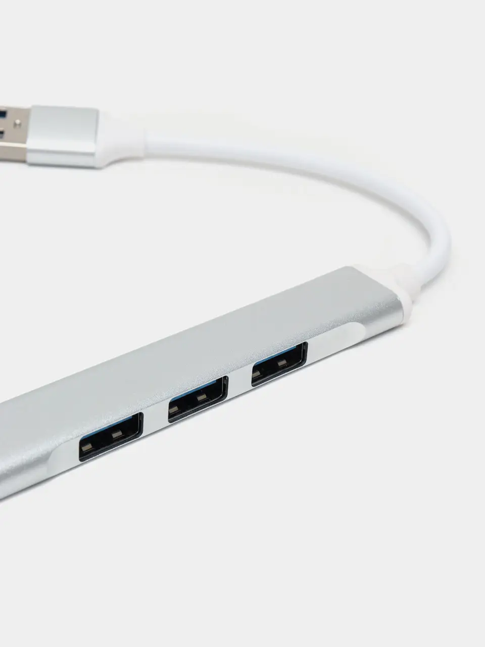 Хаб AC-500 Type-C to RJ45/HDMI USB cable порты 3 USB 3.0/1 RJ45/Ethernet/1 HDMI Серебристый (01460) - фото 5