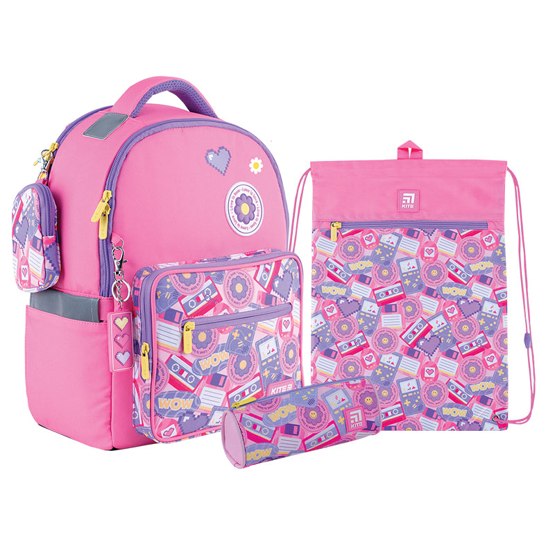 Школьный набор KITE Love is Love SET_K24-770M-2 рюкзак/пенал/сумка (4063276187796)