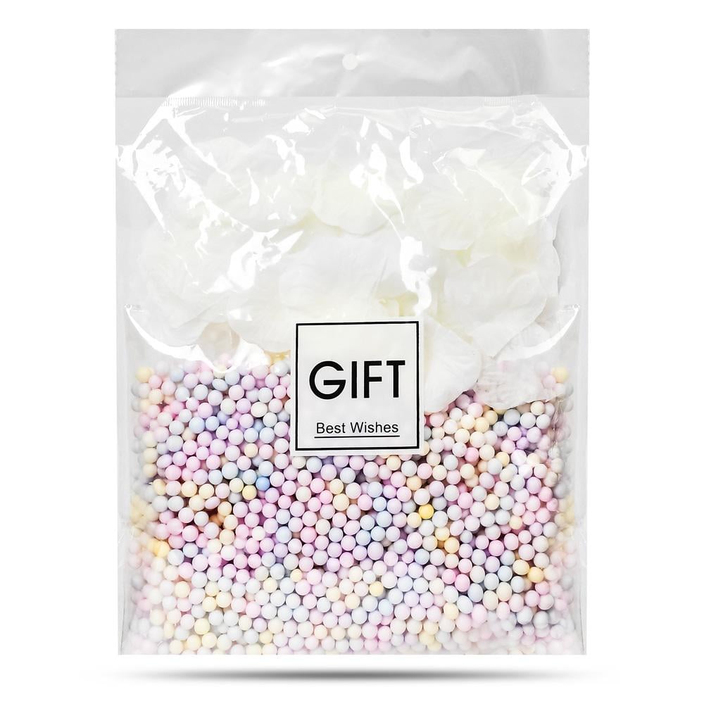 Декоративный наполнитель из полиэстера и пенопласта для подарочных коробок 35 г Разноцветный (22091885)