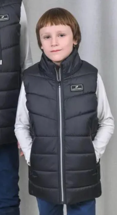 Жилет для хлопчика 158 см Чорний (2690579542)