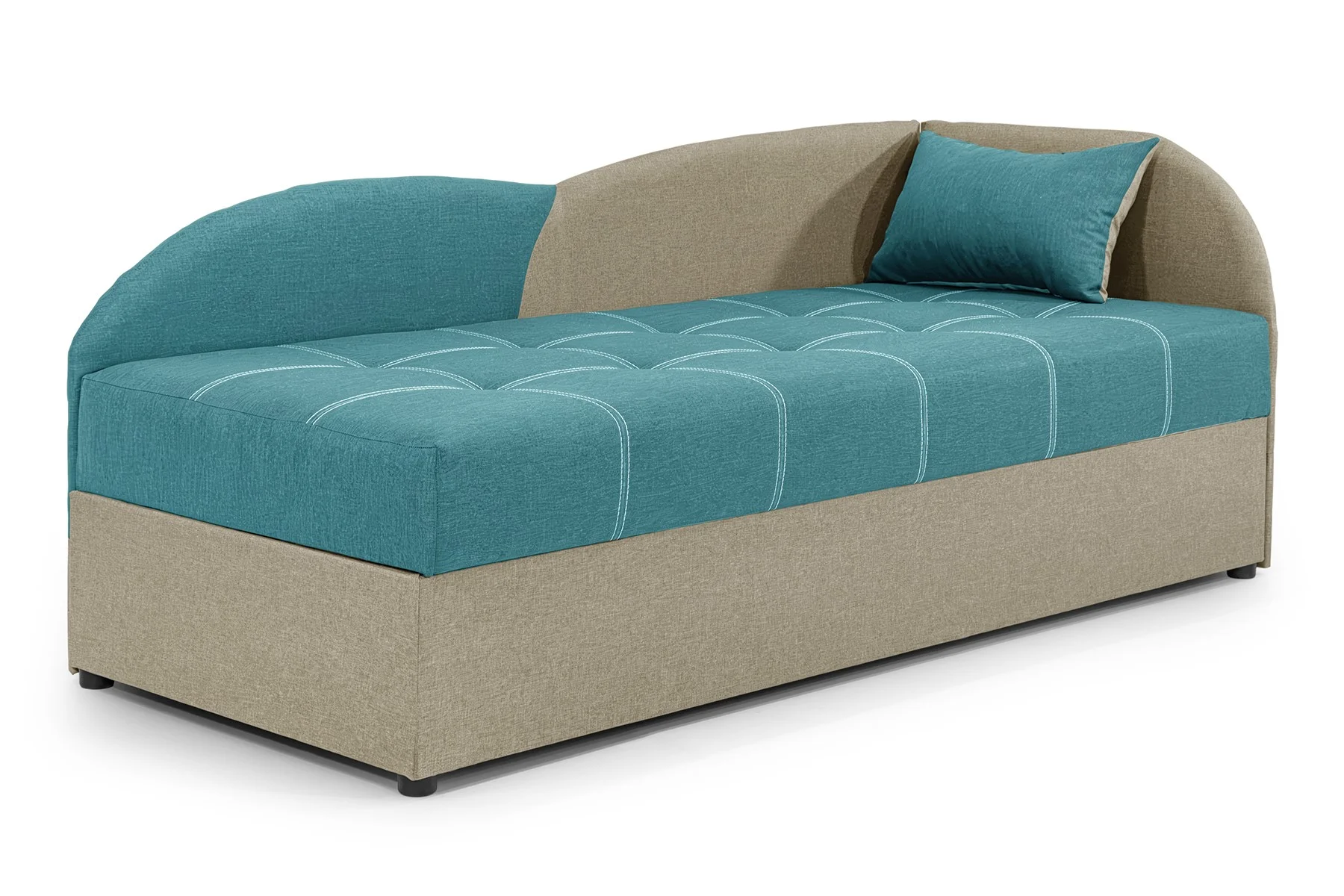 Диван-кровать Волна 198х80 см Аква (25484937)