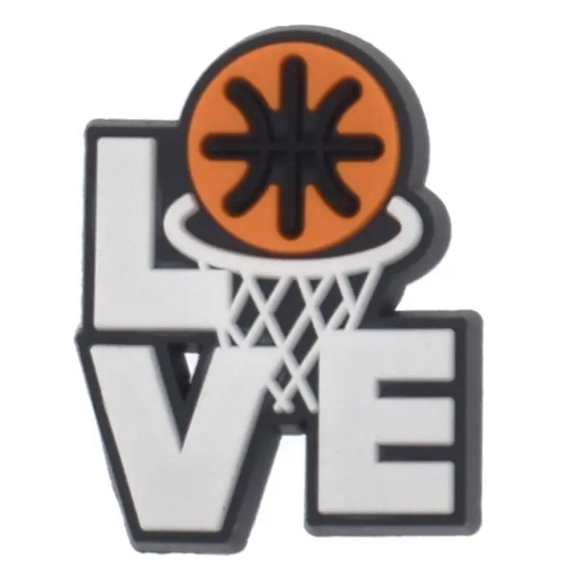 Джиббитс Jibbitz Спорт Love 1 шт. (50070)