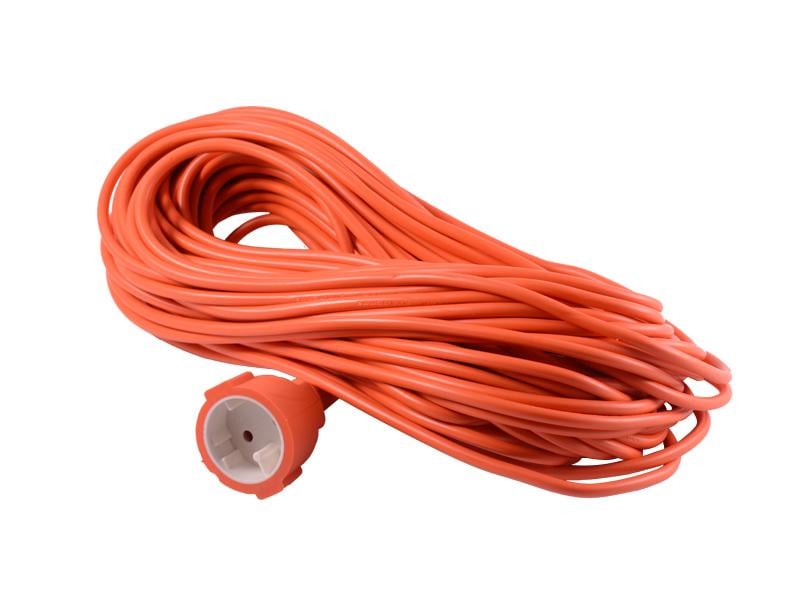 Удлинитель Lemanso LMK064 1 розетка 10A 30 м без заземления Оранжевый (4683)