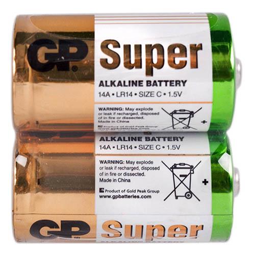 Батарейка Gp Super Alkaline щелочная 1.5V 14A-S2 LR14 С 2 шт.