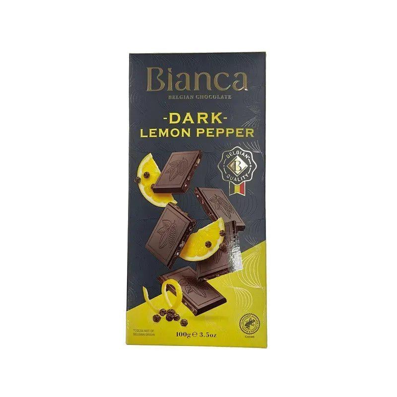 Шоколад чорний Bianca Dark Lemon Pepper 100 г (13354748)