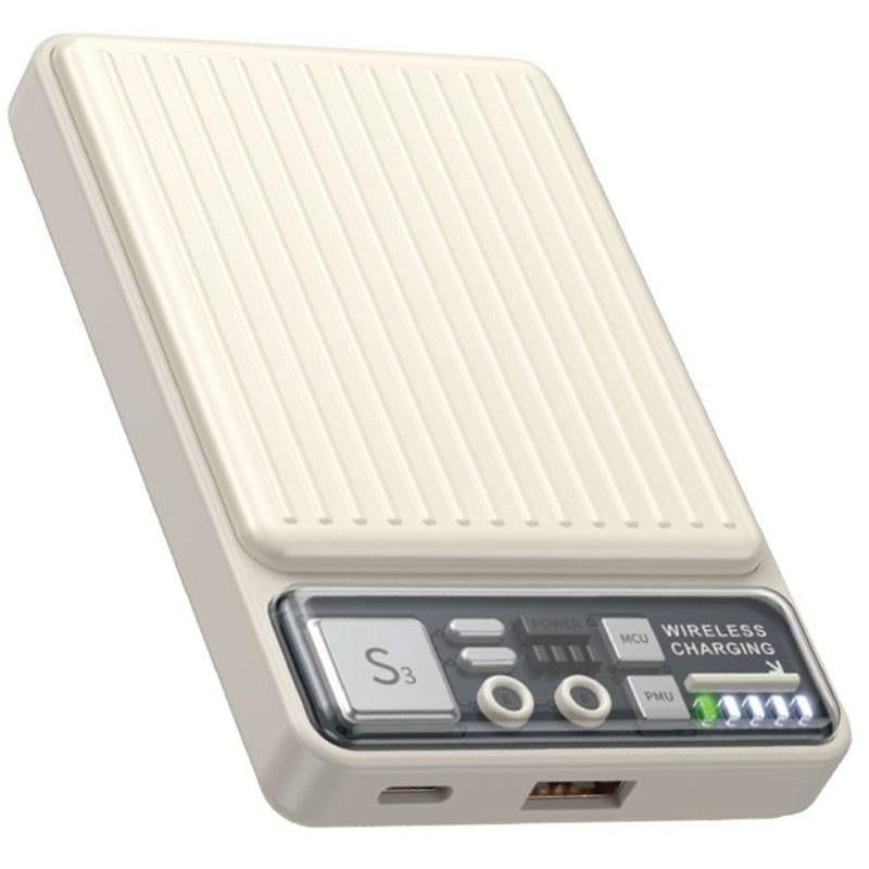 Повербанк з бездротовою зарядкою Hoco Q18 Tourer 10000 mAh 22,5 W Білий