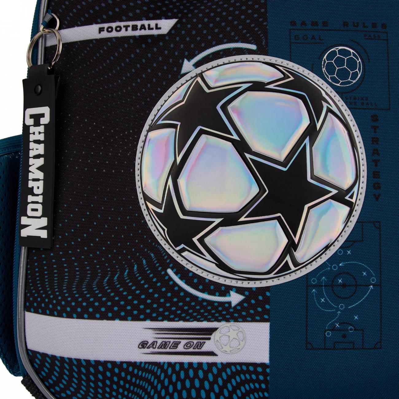 Шкільний рюкзак каркасний з ортопедичною спинкою YES Football Game H-100 (559857/995062) - фото 13 Шкільний рюкзак каркасний з ортопедичною спинкою YES Football Game H-100 (559857/995062) - фото 13