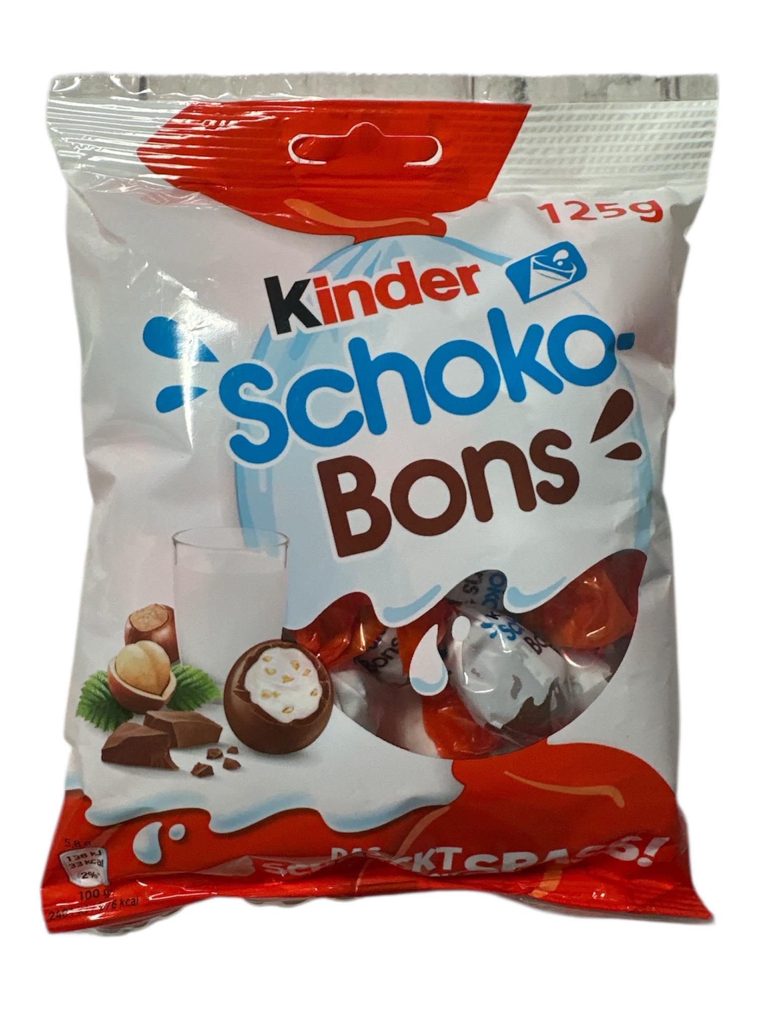Конфеты шоколадные Kinder Schoko Bons с молочно-ореховой начинкой и кусочками лесного ореха 125 г (61052) Конфеты шоколадные Kinder Schoko Bons с молочно-ореховой начинкой и кусочками лесного ореха 125 г (61052)