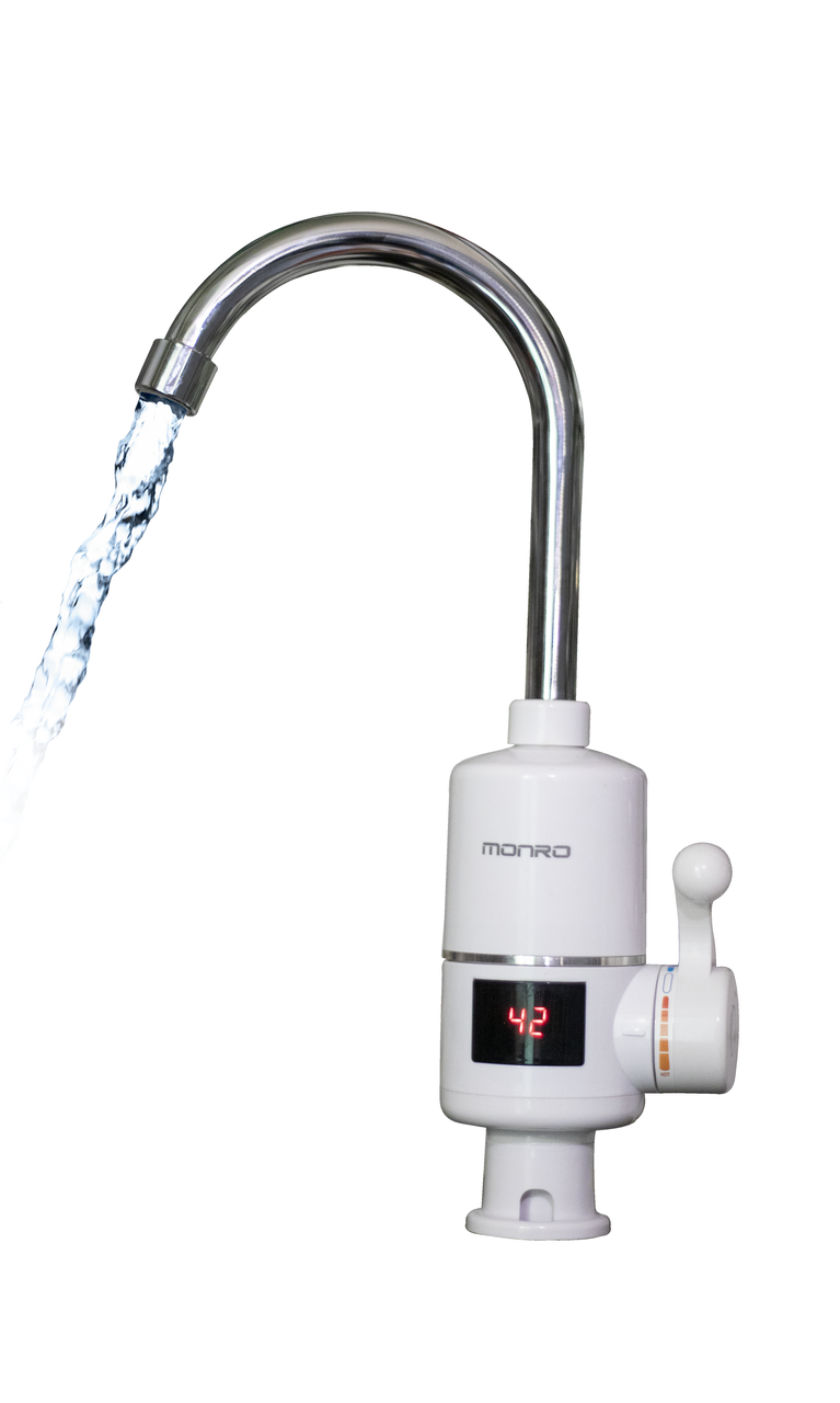 Проточный водонагреватель MONRO LZ 301SX электронное табло/на мойку Проточный водонагреватель MONRO LZ 301SX электронное табло/на мойку