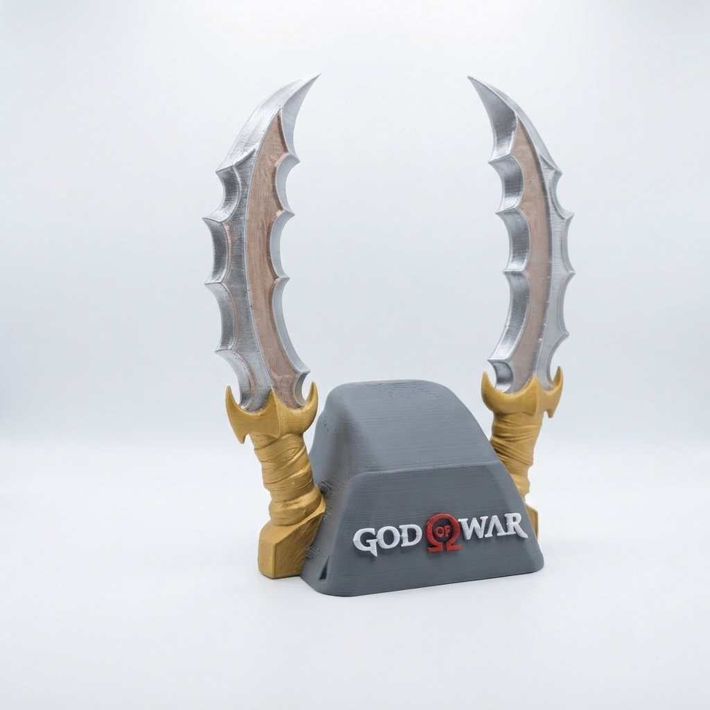 Держатель для DualSense God of War Клинки Хаоса (0865)
