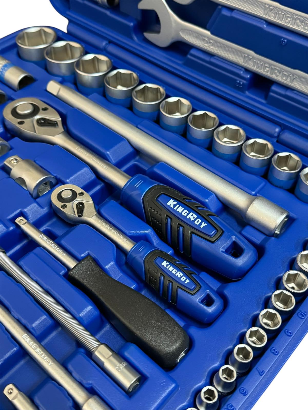 Набір інструментів KING ROY 6 гранний 82 пр. (19993) - фото 3 Набір інструментів KING ROY 6 гранний 82 пр. (19993) - фото 3