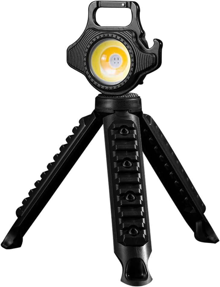 Фонарик w5133-2 500 мАч Type-С с трехногой аккумуляторный на 7 режимов Black (784779879)