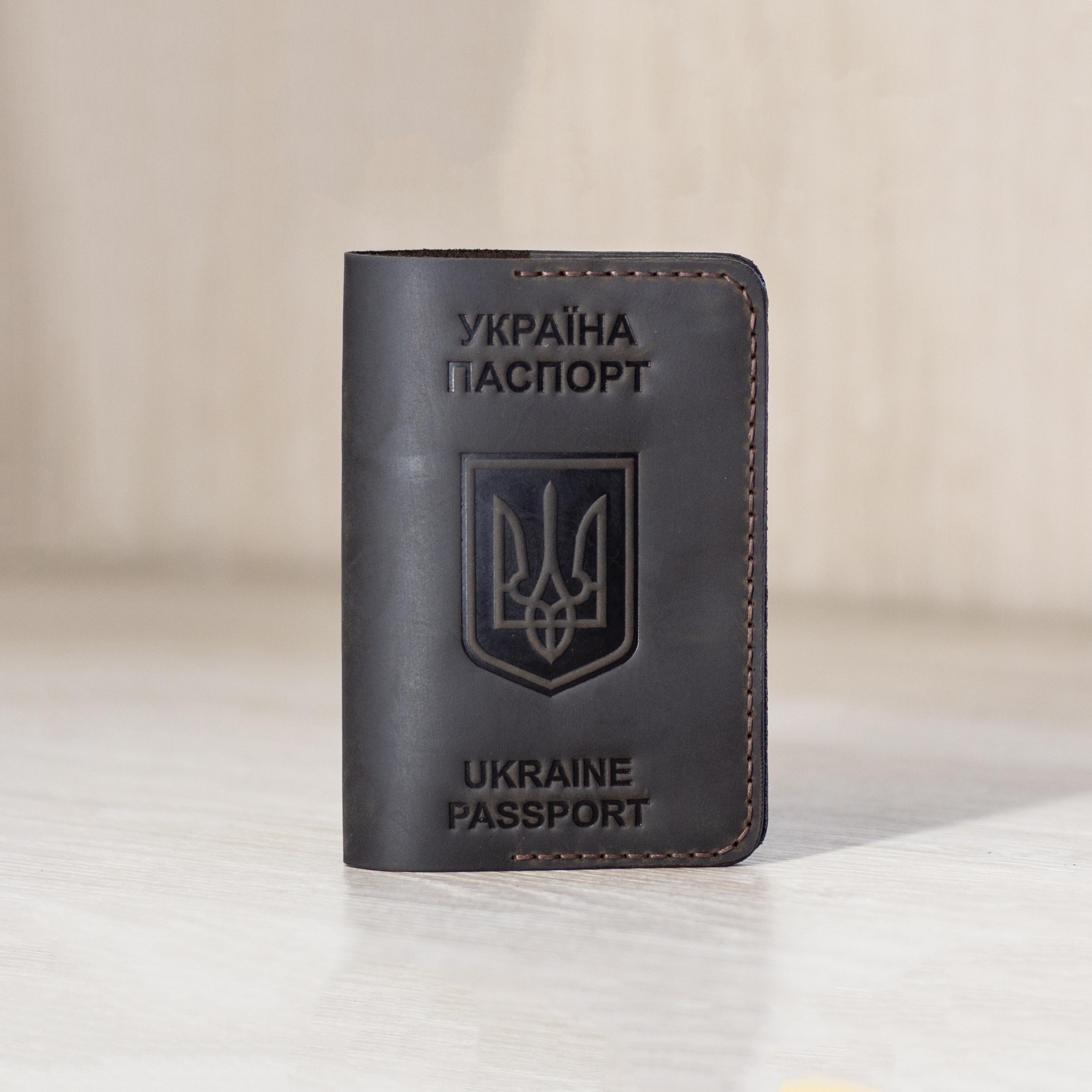 Обложка на паспорт Коричневый (09147df6)