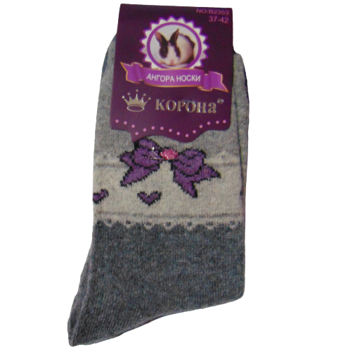 Носки женские ангоровые Корона 2353 р. 37-42 Темно-серый (1731832869) Носки женские ангоровые Корона 2353 р. 37-42 Темно-серый (1731832869)