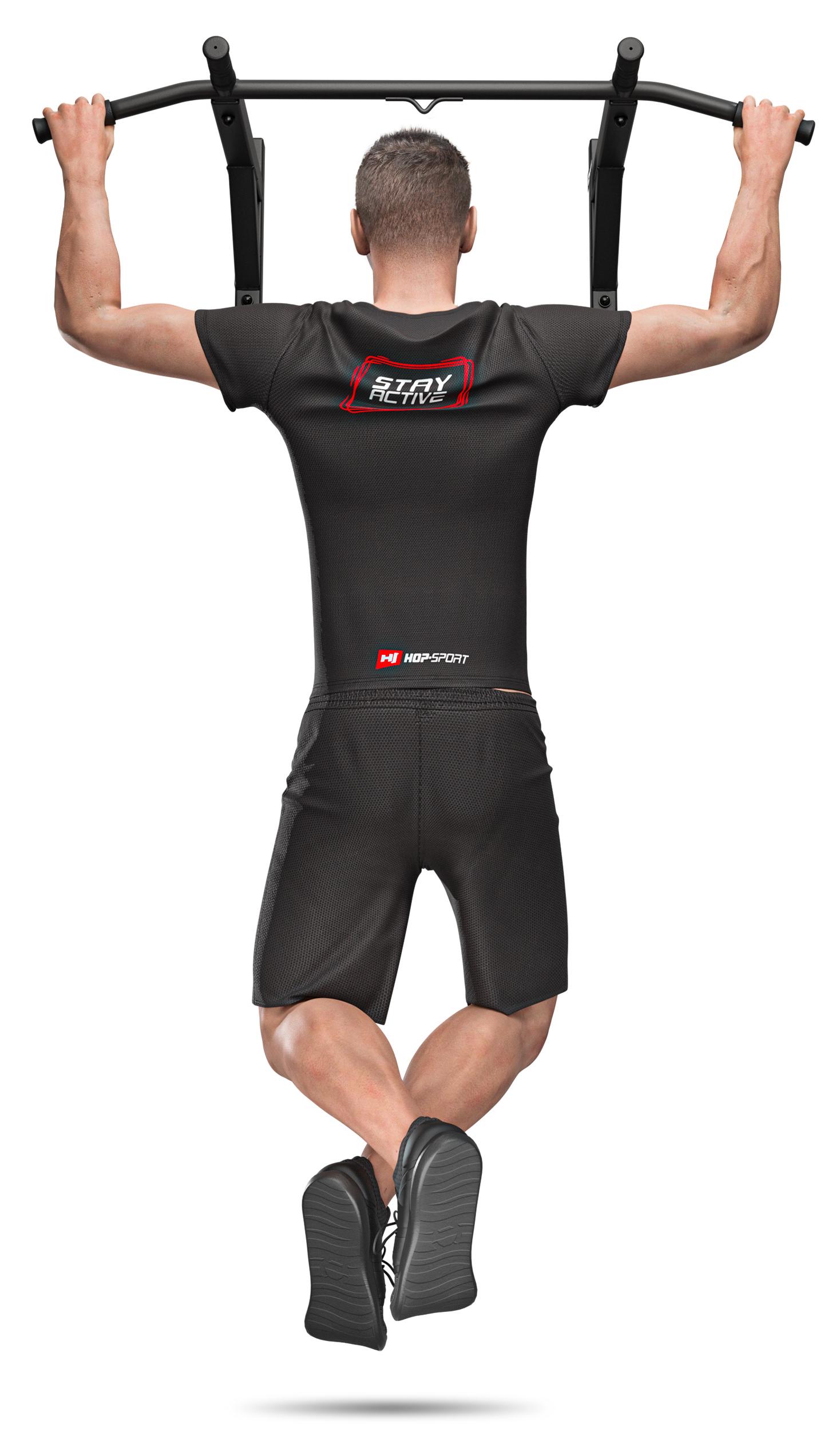 Турник настенный Hop-Sport HS-2003K с перчатками - фото 8