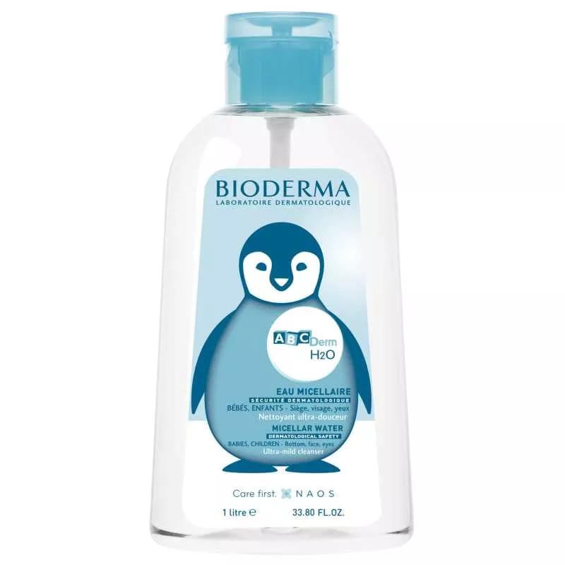 Розчин міцелярний BIODERMA ABCDerm H2O Micelle Solution для новонароджених/дітей і дорослих 1000 мл (2024923920)
