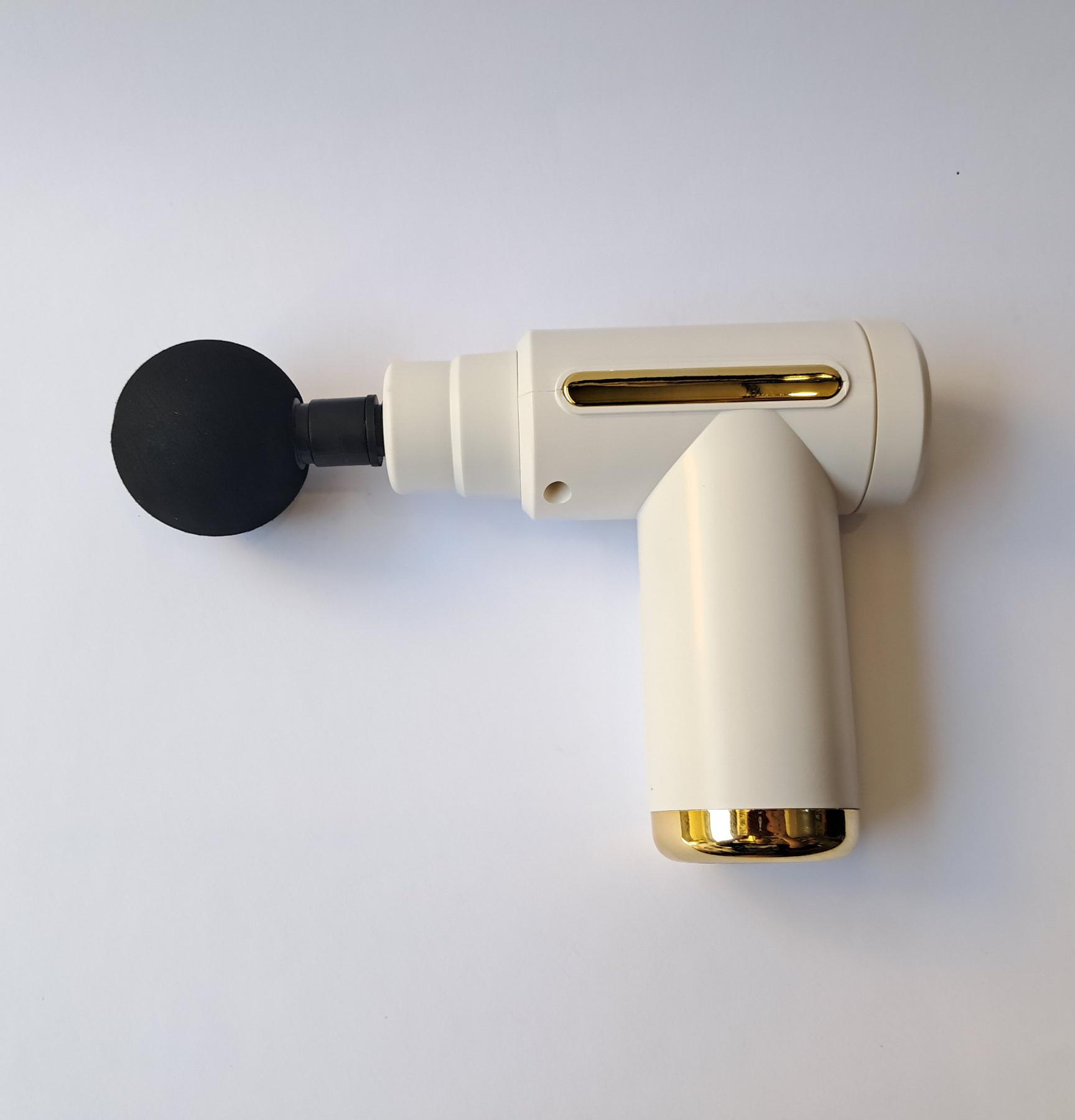 Массажер для тела аккумуляторный Fascial Gun сенсорный 4 Белый насадки (YR-2-1) - фото 5 Массажер для тела аккумуляторный Fascial Gun сенсорный 4 Белый насадки (YR-2-1) - фото 5