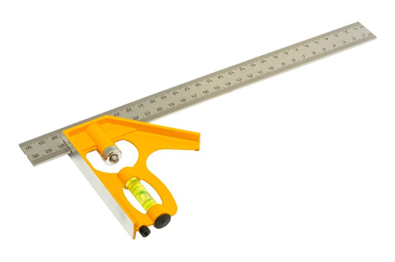 Кутник столяра Mastertool 300 мм x 90°x45° (30-3510)