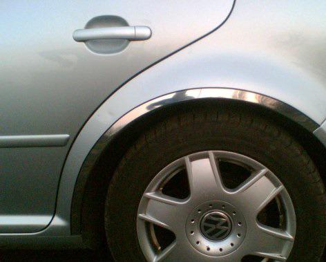 Накладки на арки Max chrome для Volkswagen Bora 1998-2004 гг. нержавеющая сталь Хром