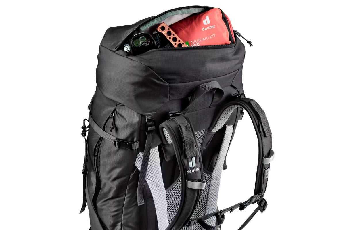 Рюкзак Deuter Futura Air Trek 55 + 10 SL Black-Graphite (1052-3402221 7403)