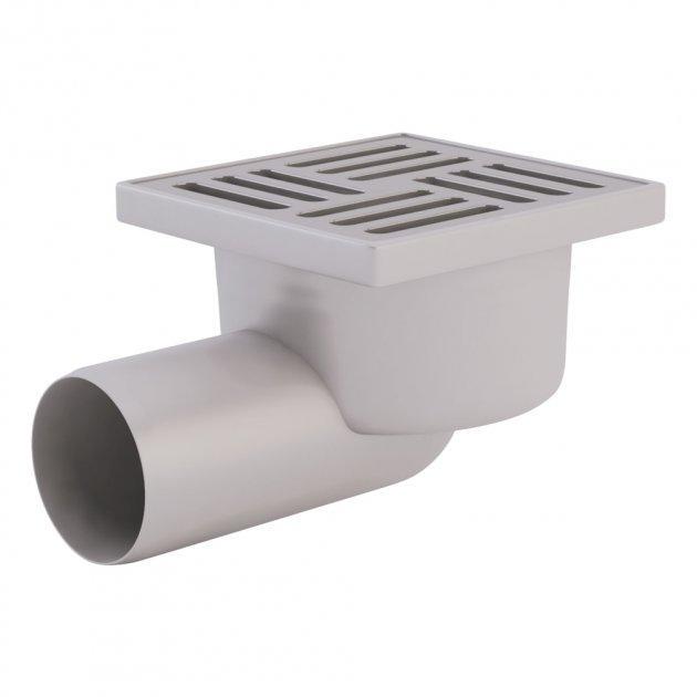 Трап горизонтальный Ani Plast TA5102 с нержавеющей решеткой 100x100 мм (368760)