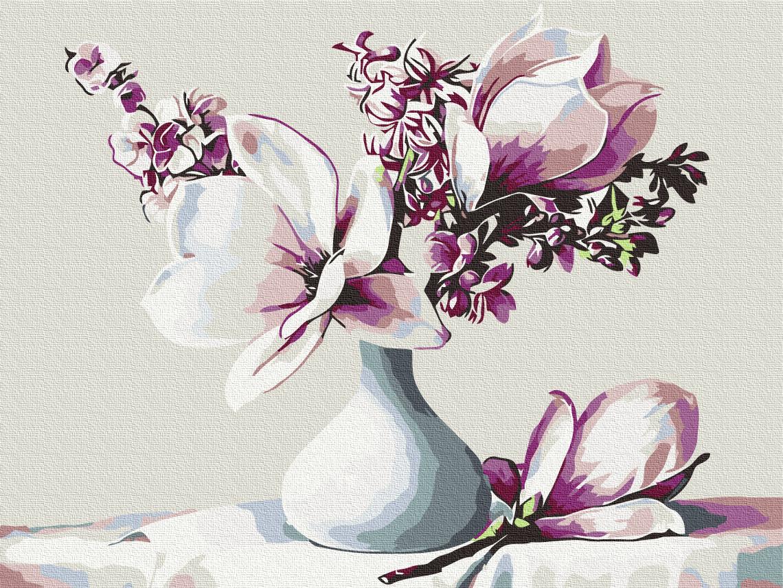 Картина по номерам Brushme Премиум Букет магнолий 40x50 см (PBS303)