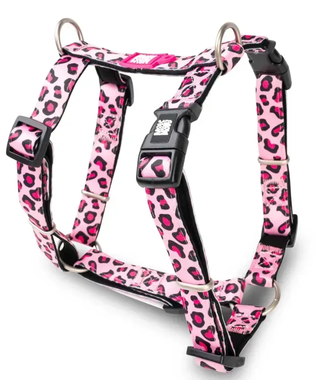 Шлейка для собак Max&Molly H-Harness Leopard XS Pink (27426378)