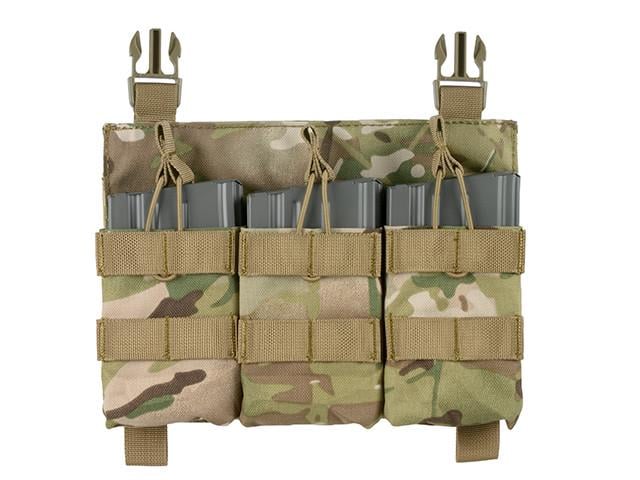 Подсумок для магазинов Buckle Up Sr25/Ar-10/M14/Scar-H-Mc тройной Multicamo Подсумок для магазинов Buckle Up Sr25/Ar-10/M14/Scar-H-Mc тройной Multicamo