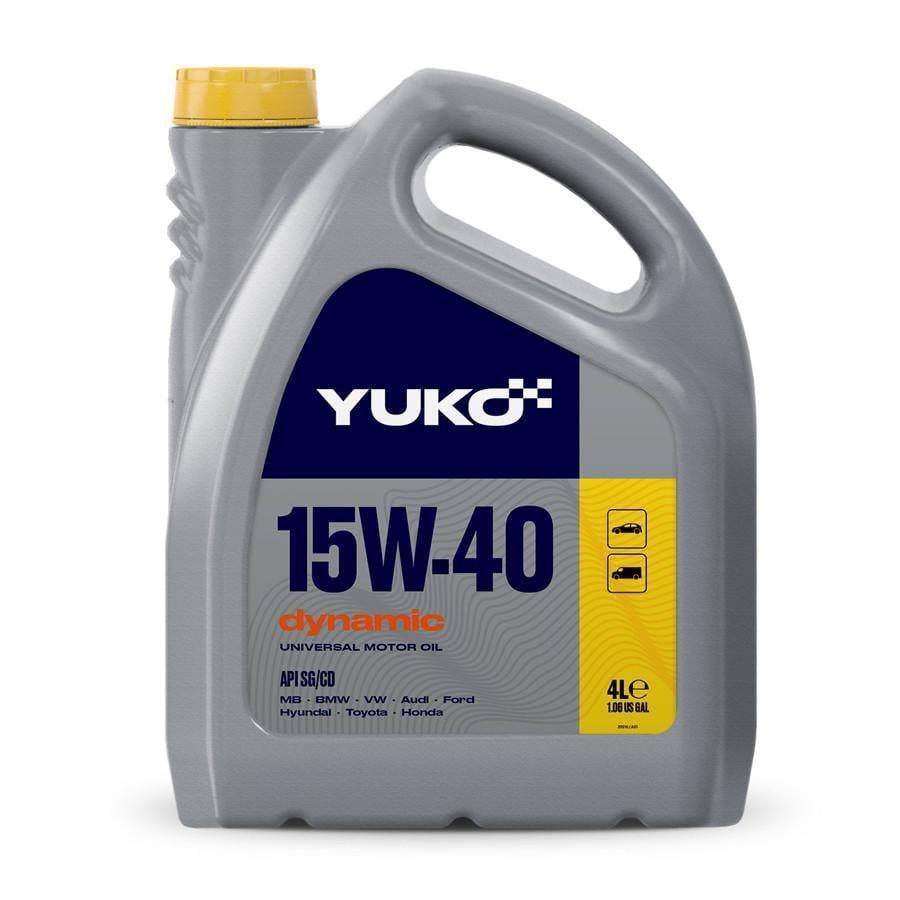 Моторна олива YUKO DYNAMIC 15W-40 API SG/CD 4 л (20516)